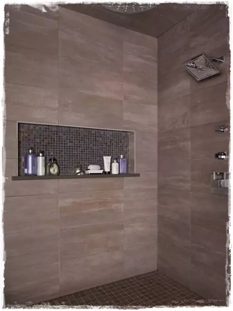 épített zuhanyzós falfülke