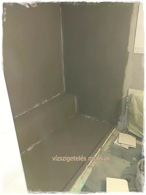 vízszigetelés munkák fürdőszobában