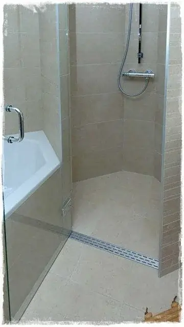 perem nélküli zuhanyzó tálca